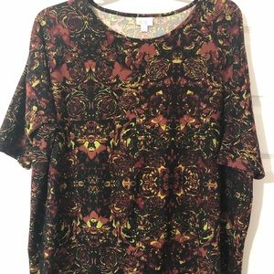 LuLaRoe Large Irma Beautiful Floral NWOT